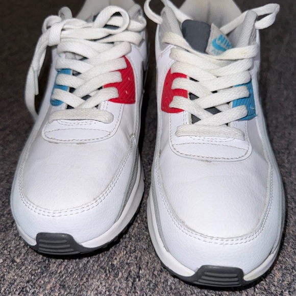 Nike Air Max (7Y) Red/White/Blue Sneakers - Picture 10 of 11